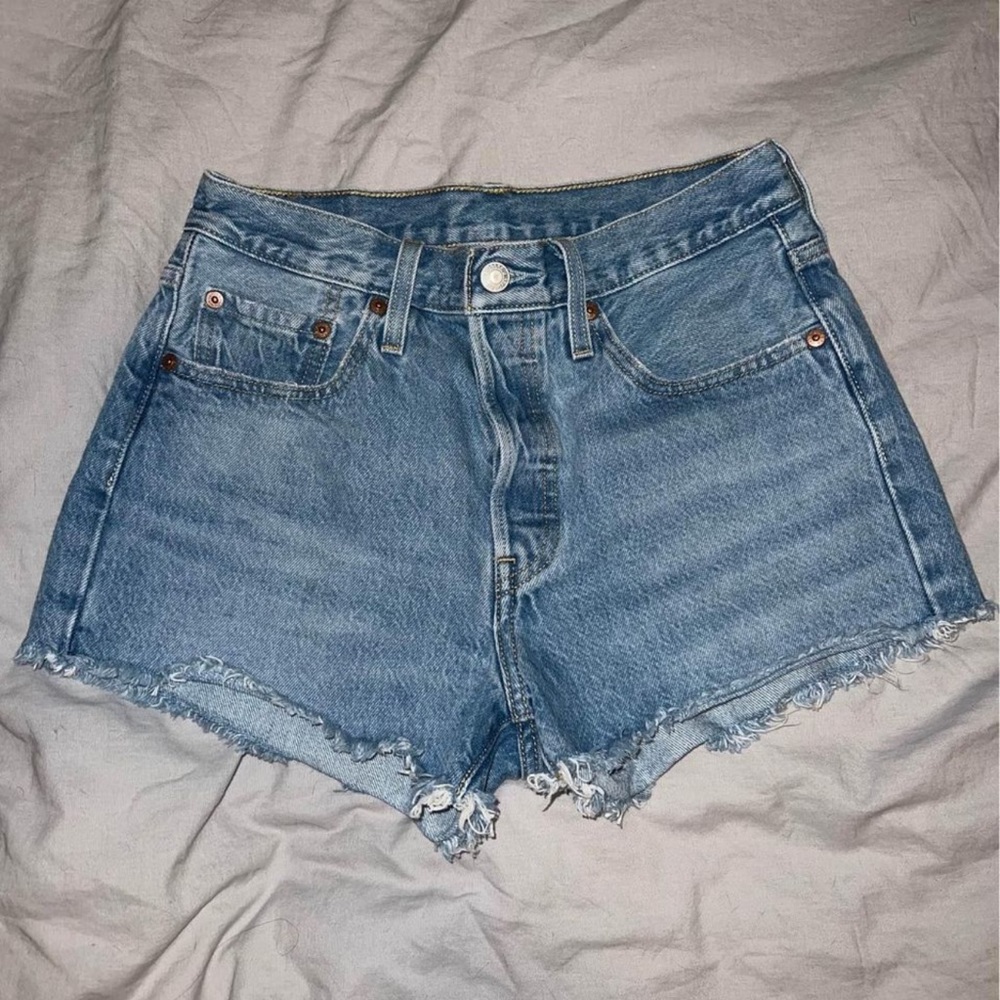 Levi’s jean shorts - high waisted (size 27 waist)